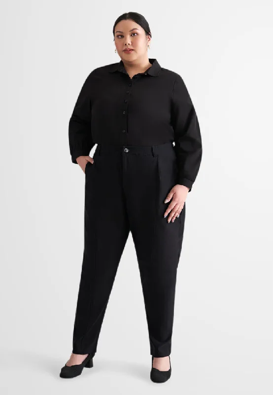 Tammie FLEXI Tapered Pants - Black