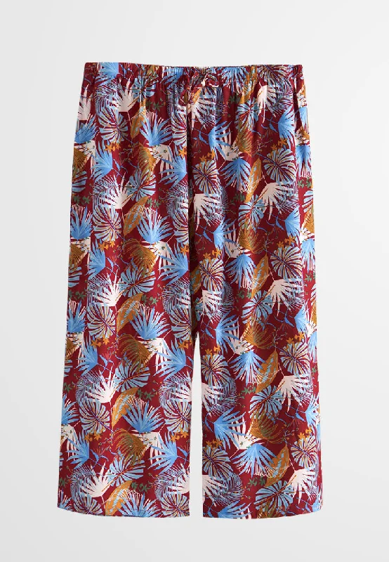 Loretta Beach Vibe Lounge Pants - Red