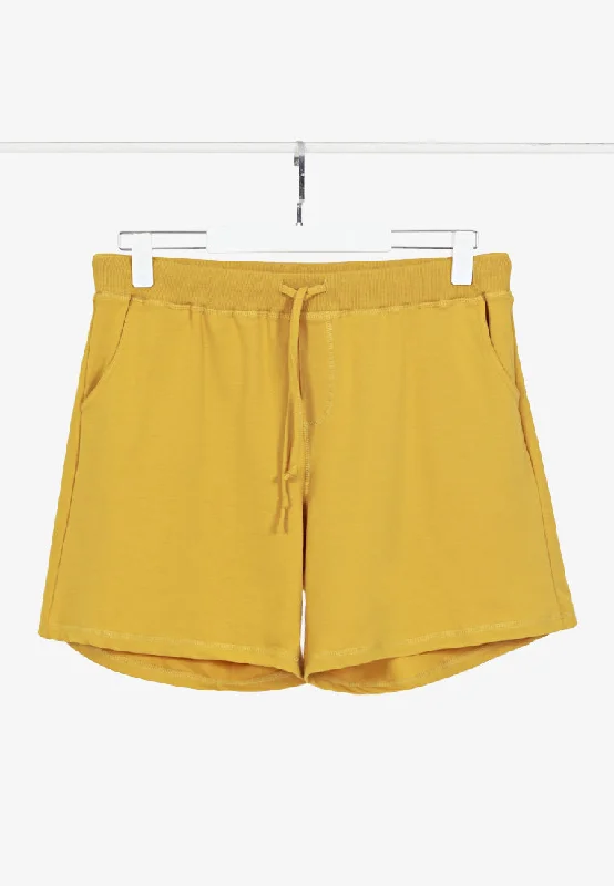 Ethel Easy Drawstring Shorts - Yellow