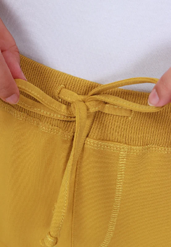 Ethel Easy Drawstring Shorts - Yellow