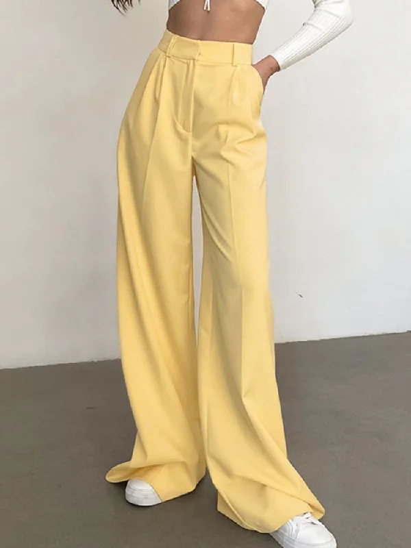 All-Match Pleated Casual Palazzo Pants