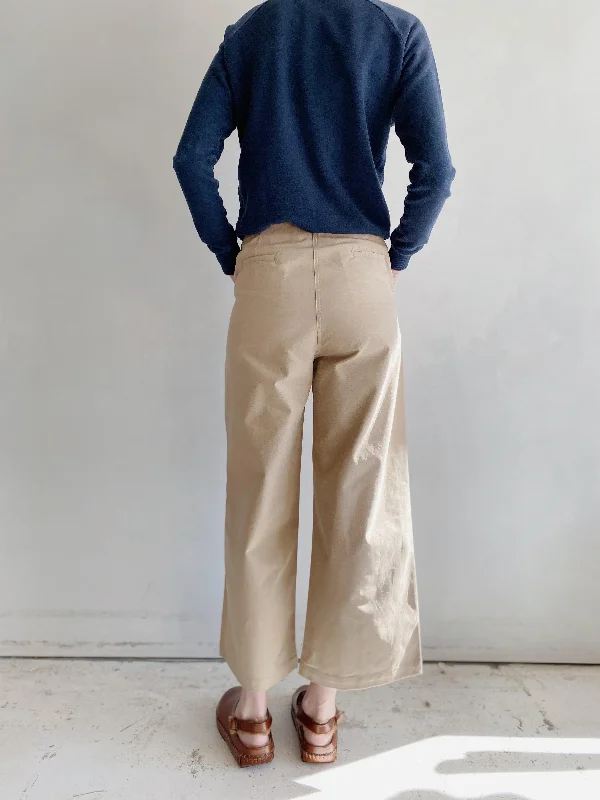 andes pant in khaki twill