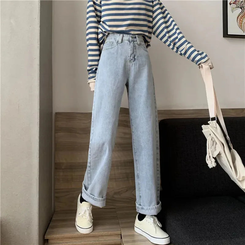 2024 Classic Women Pants with All-Match Button Pocket Design