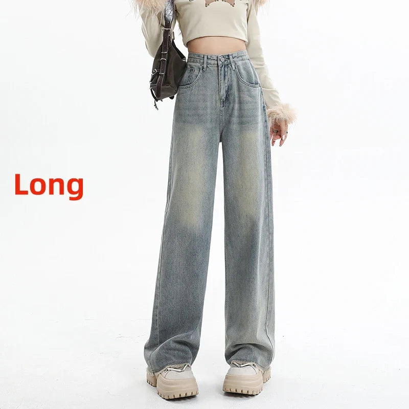 2024 High Waist Baggy Retro Y2K Jeans