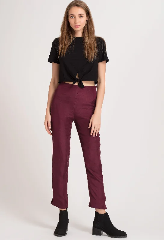 Burgundy Pants