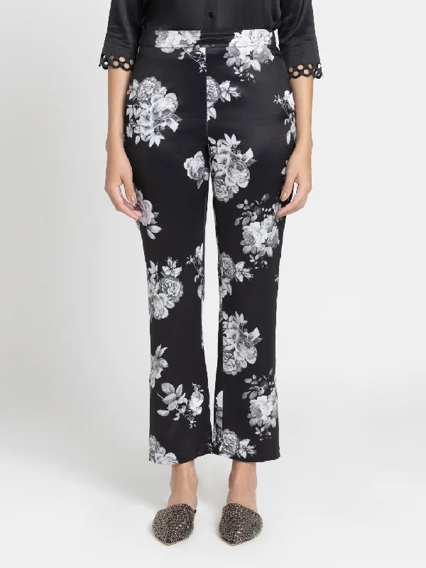 Floral straight pant