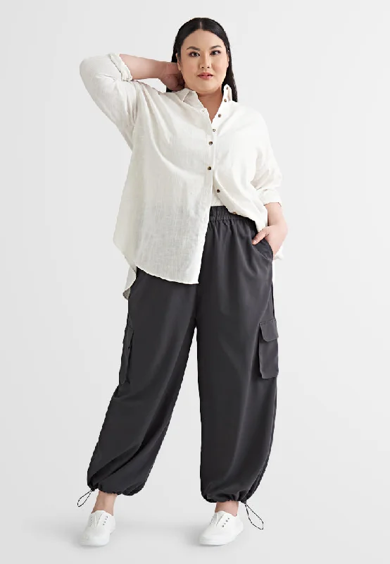 Heidi Adjustable Ankle Cargo Parachute Pants