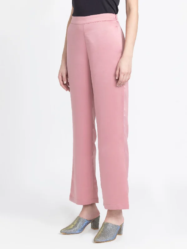 Luxe straight pant- Dusty pink