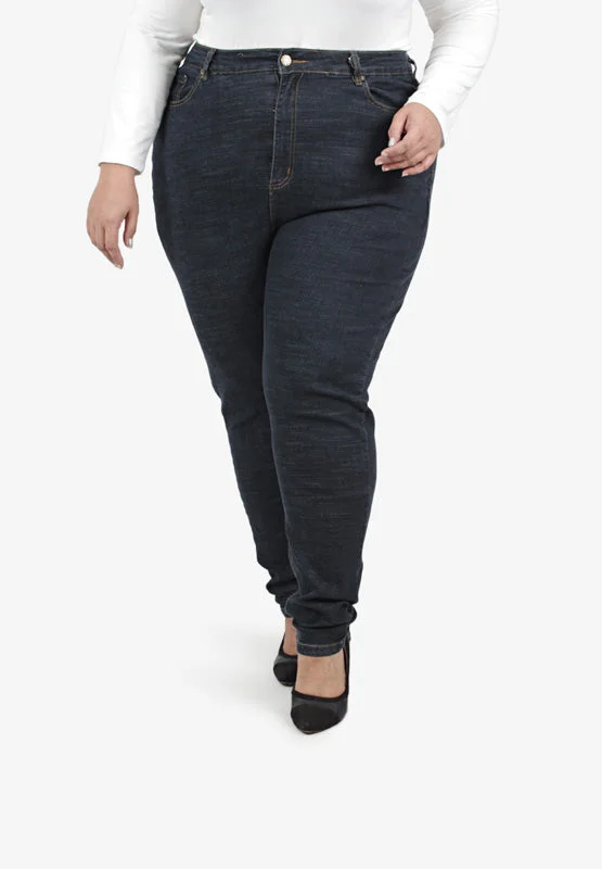 Mamacita High Waist Skinny Jeans - Black