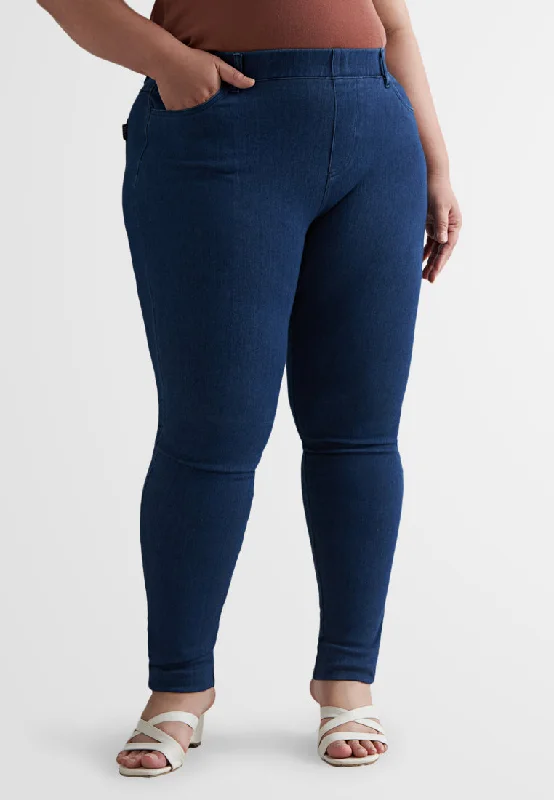 Janina Flexi Denim Jeggings - Denim Blue