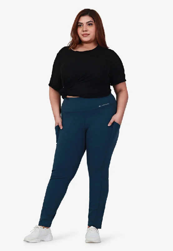 Living High-waisted Activewear Pocket Leggings - Teal