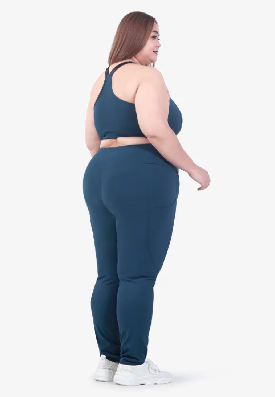 Living High-waisted Activewear Pocket Leggings - Teal