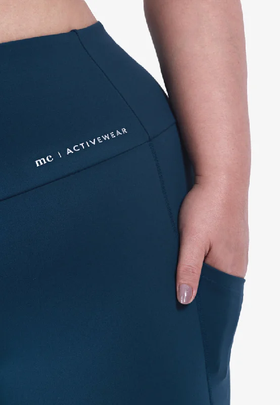 Living High-waisted Activewear Pocket Leggings - Teal