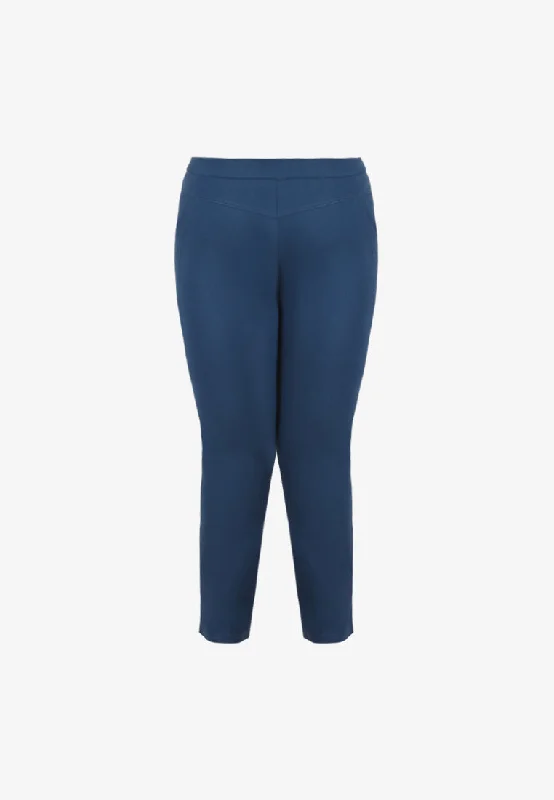 Gracie FLEXI Tall Version Straight Cut Pants - Blue