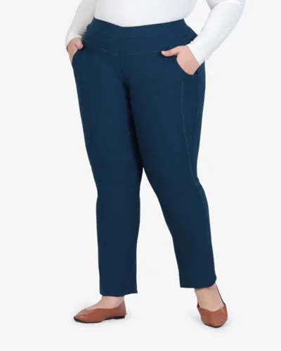 Queenie FLEXI Skinny Pants - Dark Blue