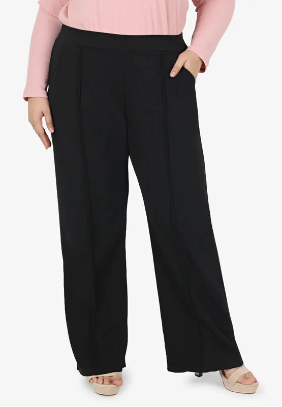 Boney Center Seam Smart Pants - Black