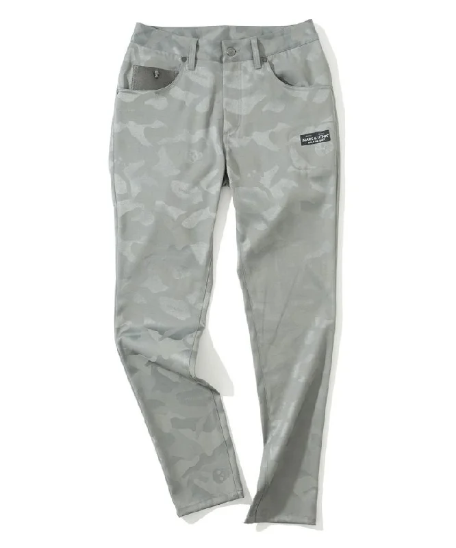 Gauge Jacquard Camo Pants | WOMEN