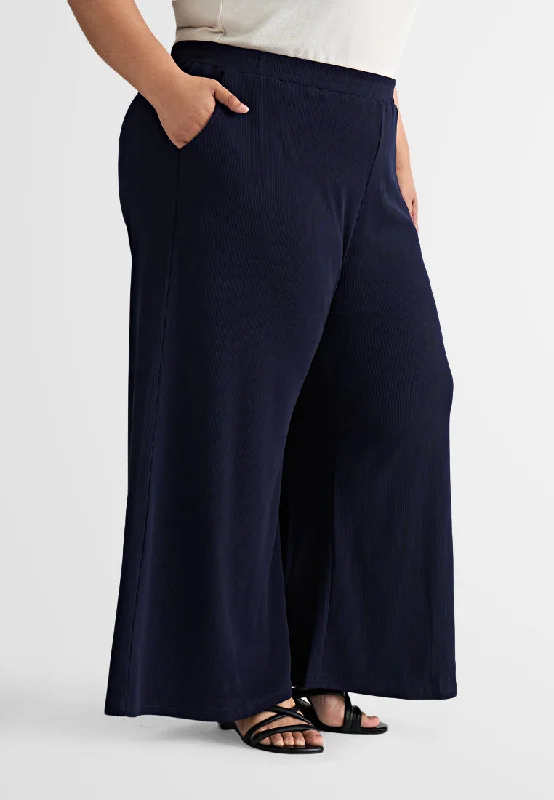 Paree Relax Ribbed Quarantine Flare Pants