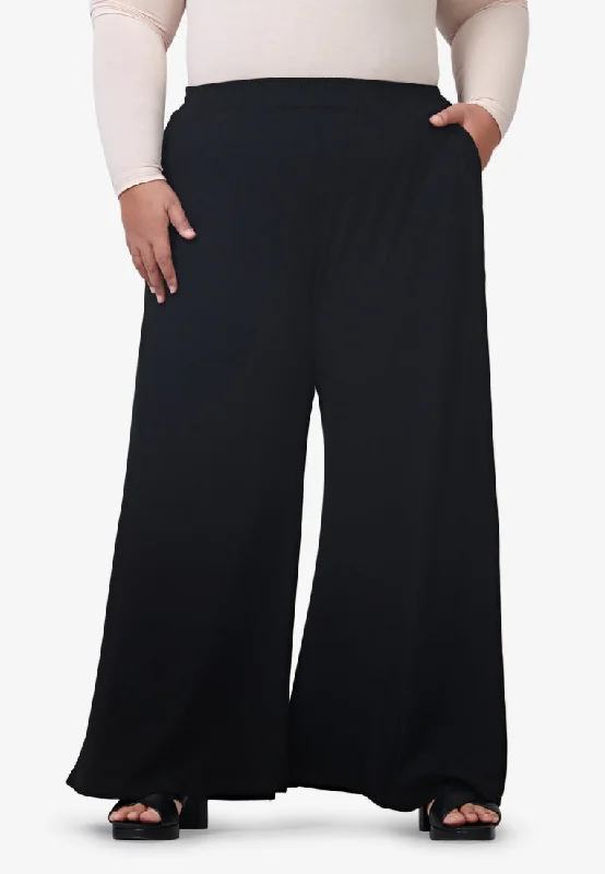 Paree Relax Ribbed Quarantine Flare Pants