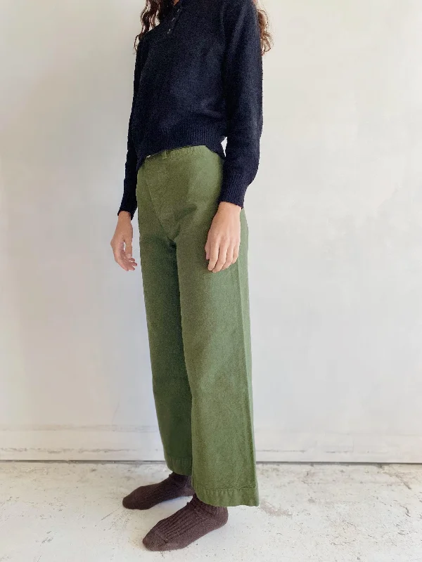 sailor pant in olive