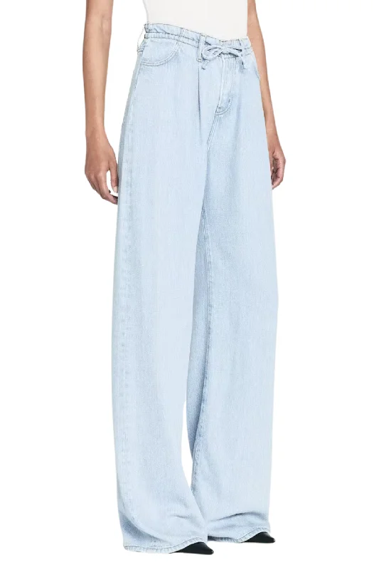 Super Drape Drawstring Wide Leg in Calabria