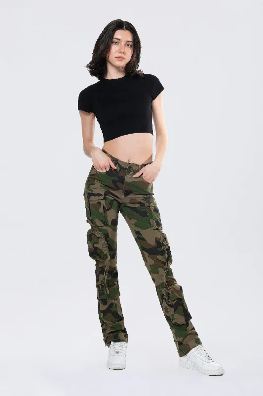 Utility Cargo Pants - Wood Camo