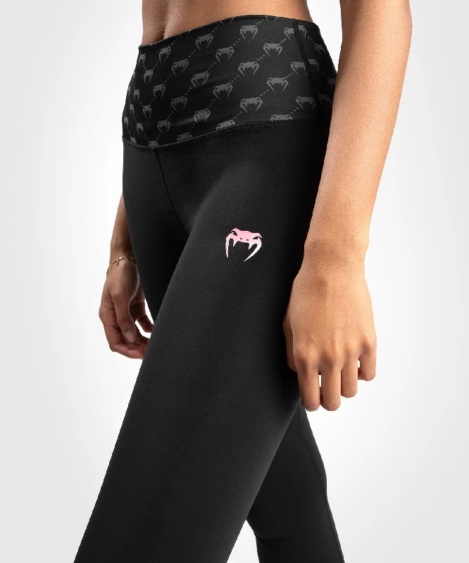 Venum Monogram Leggings - Black/Pink Gold