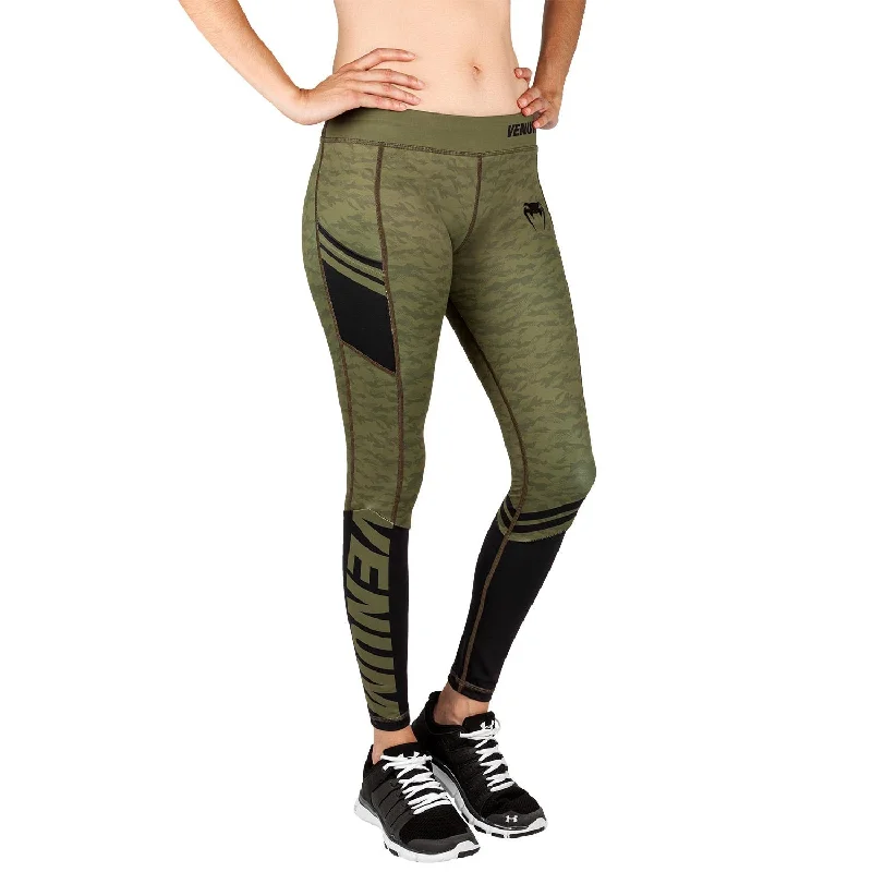 Venum Power 2.0 Leggings - For Women - Khaki/Black