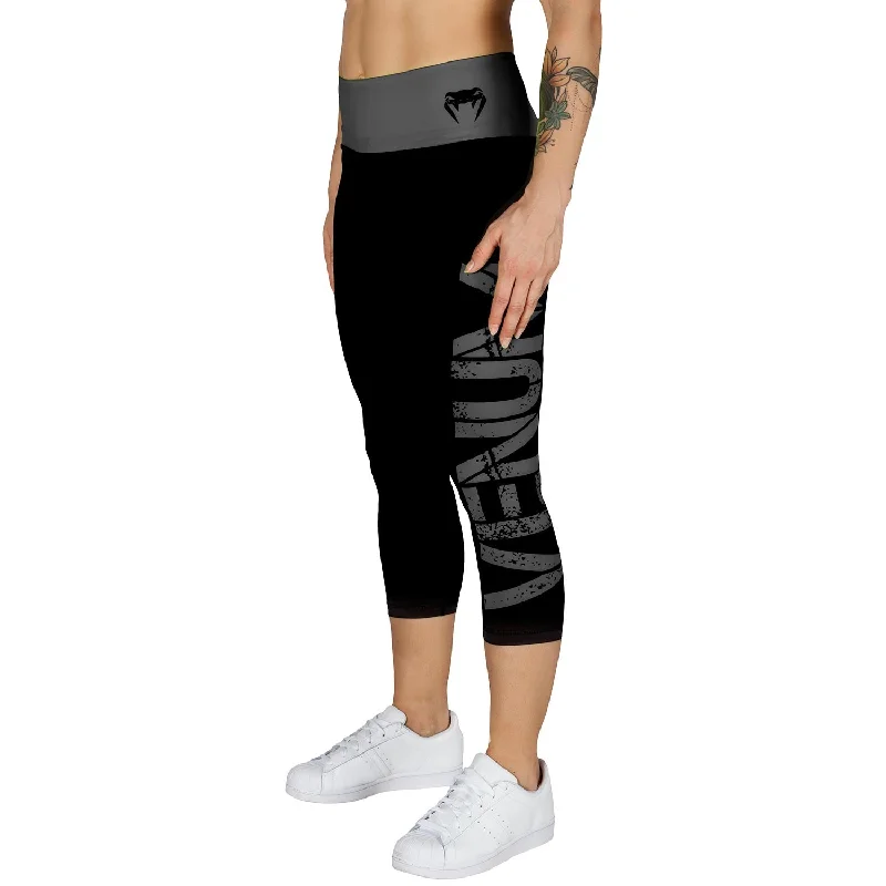 Venum Power Cropped Leggings - Black/Grey