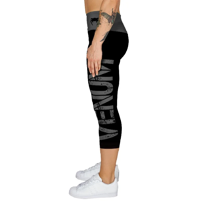 Venum Power Cropped Leggings - Black/Grey