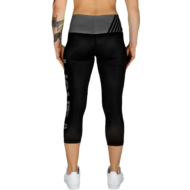 Venum Power Cropped Leggings - Black/Grey