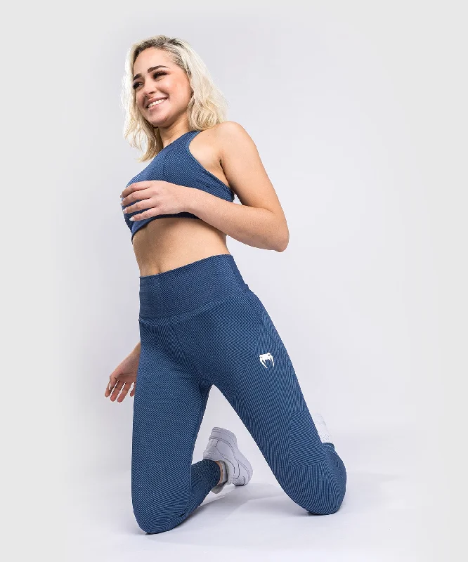 Venum Sparring Seamless 7/8 Leggings - For Women - Navy Blue