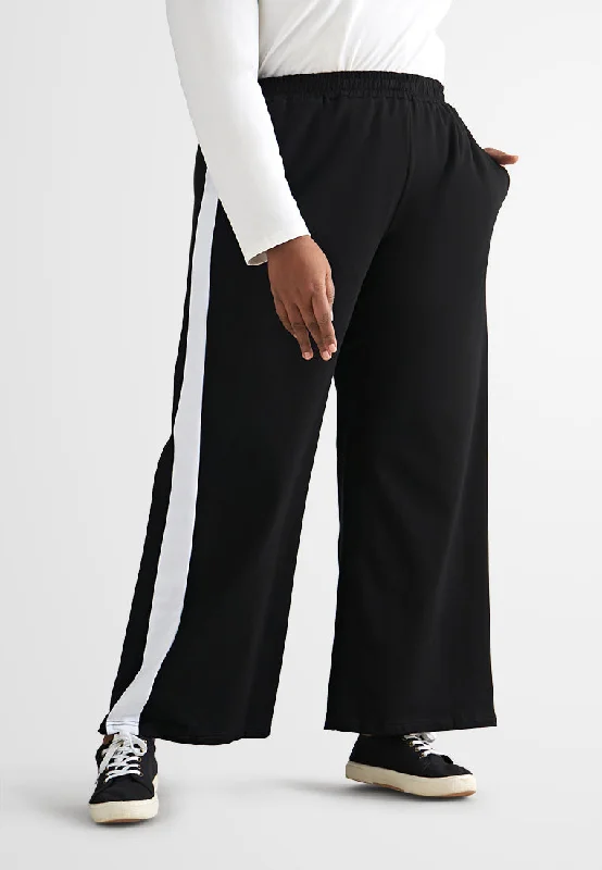 Jinjoo Wide Stripe Athleisure Pants