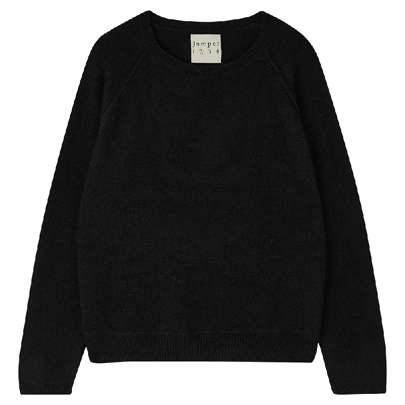 Cashmere Heavy Sweat in Black