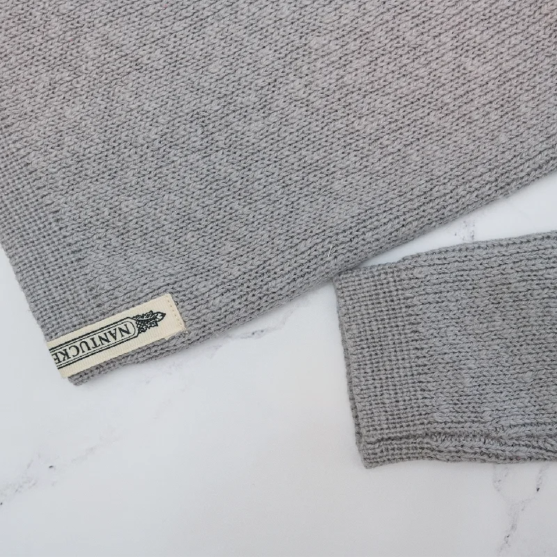 Gray Boatneck Sweater