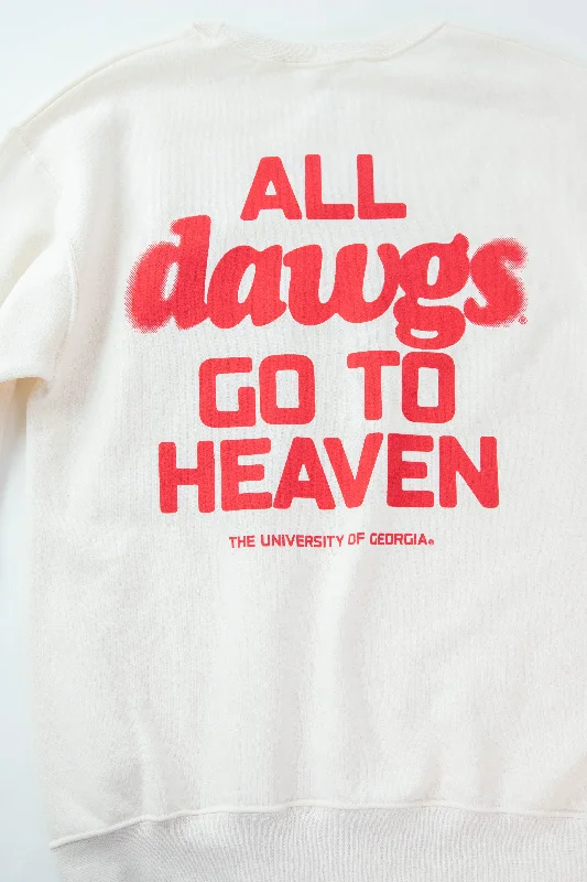 All Dawgs Go To Heaven Sweatshirt, Off White | Charlie Southern