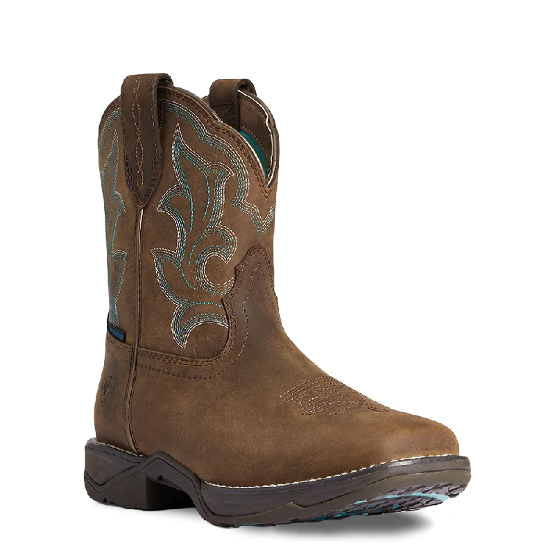 Ariat Ladies Anthem Shortie II Waterproof Brown Boots 10038966