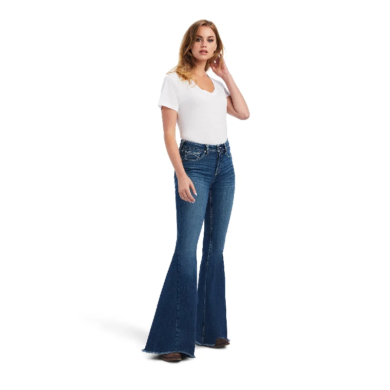 Ariat® Ladies Martha Extreme Flare High Rise Denim Jeans 10042600