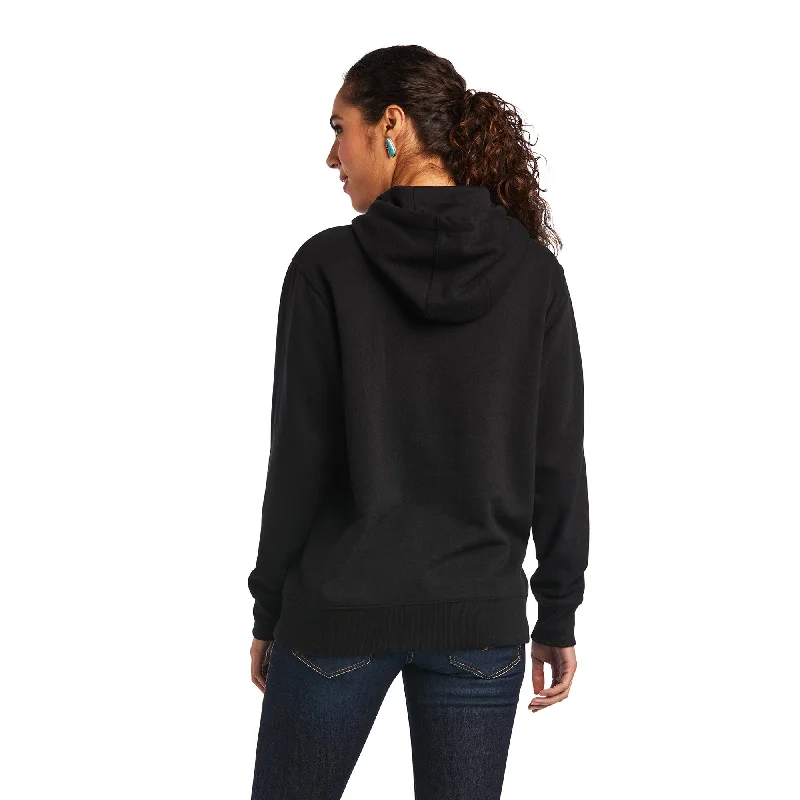 Ariat® Ladies Mexico Logo Black Hoodie 10038930