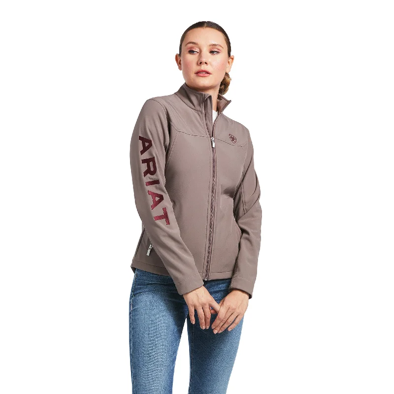 Ariat® Ladies New Team Taupe Softshell Jacket 10039366