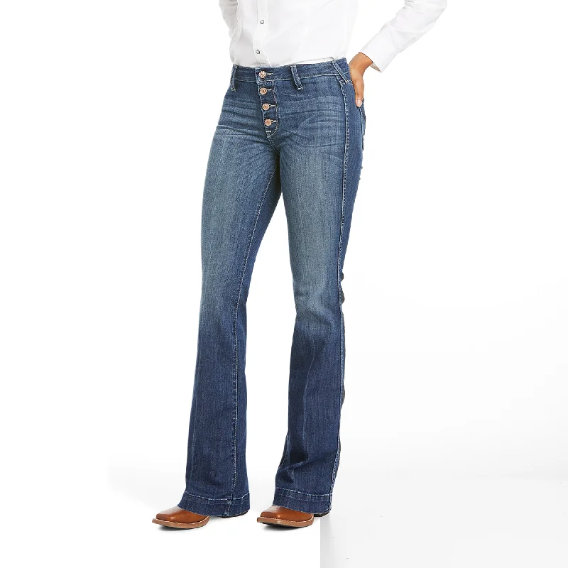 Ariat Ladies R.E.A.L Isabella Slim Wide Leg Trouser Jeans 10034668