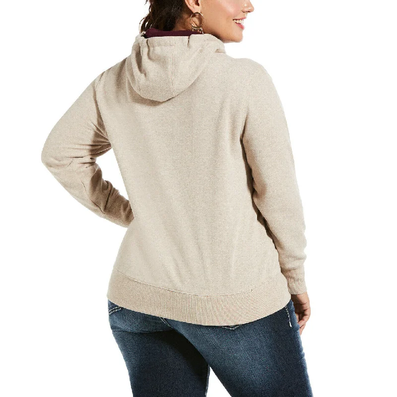 Ariat® Ladies REAL Varsity Logo Hoodie Sweatshirt 10033532