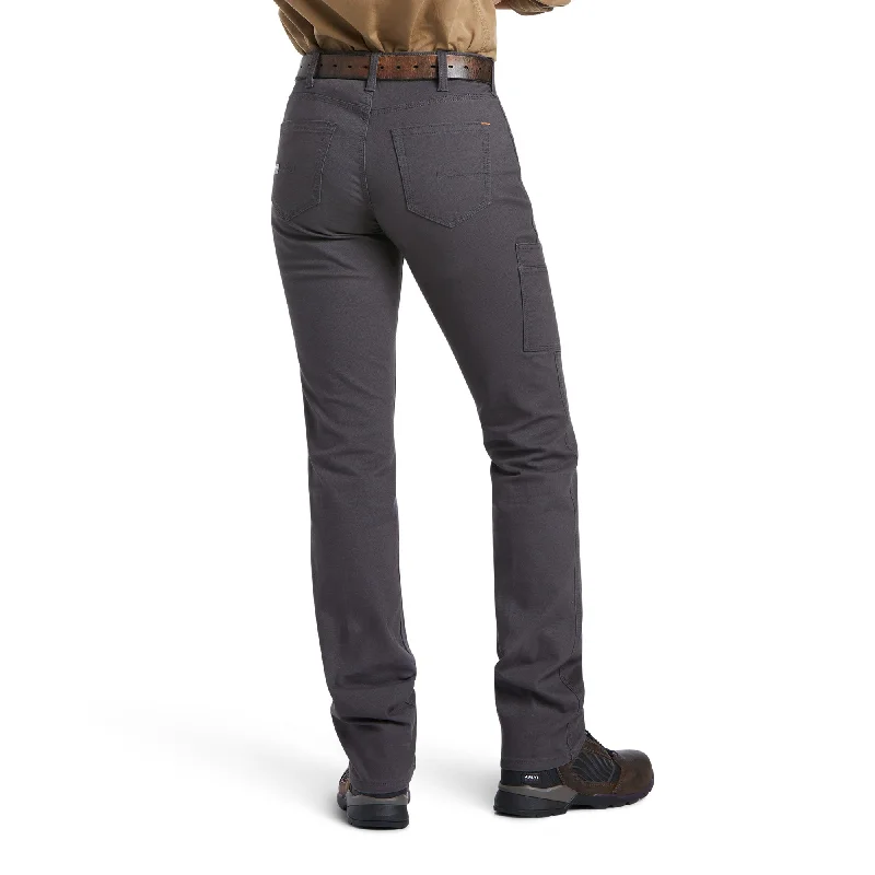 Ariat® Ladies Rebar DuraStretch™ Made Tough Grey Pant 10039149