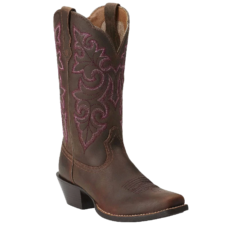 Ariat Ladies Round Up Square Toe Boots 10014172