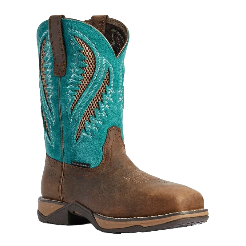 Ariat® Ladies VentTEK™ Turquoise Composite Toe Work Boots 10031663