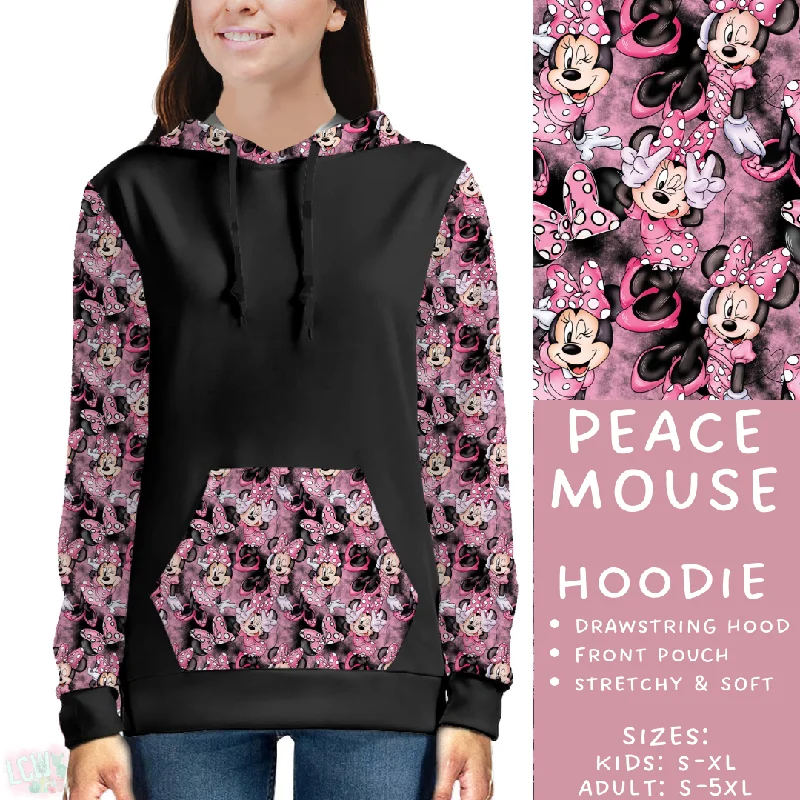 Batch #199 - Magical Faves 8 - Closes 9/13 - ETA late Oct - Peace Mouse Hoodie