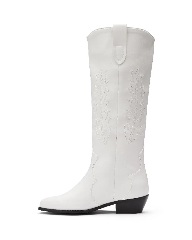 Bonnie Cowboy Boot White