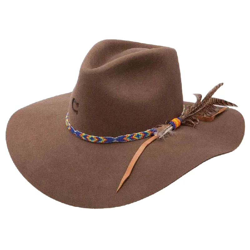 Charlie 1 Horse Acorn Brown Gypsy Felt Hat CWGYPS-403611