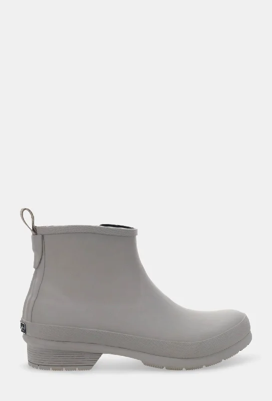 CLASSIC MATTE ANKLE RAIN BOOT - TAUPE