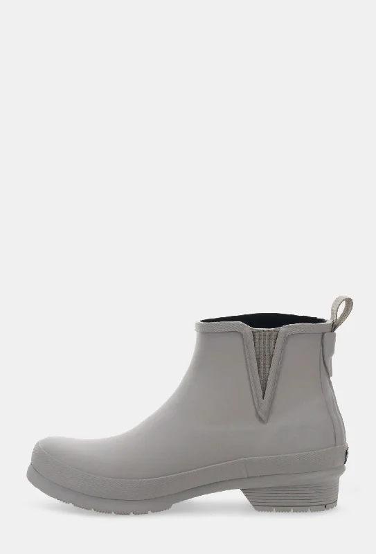 CLASSIC MATTE ANKLE RAIN BOOT - TAUPE